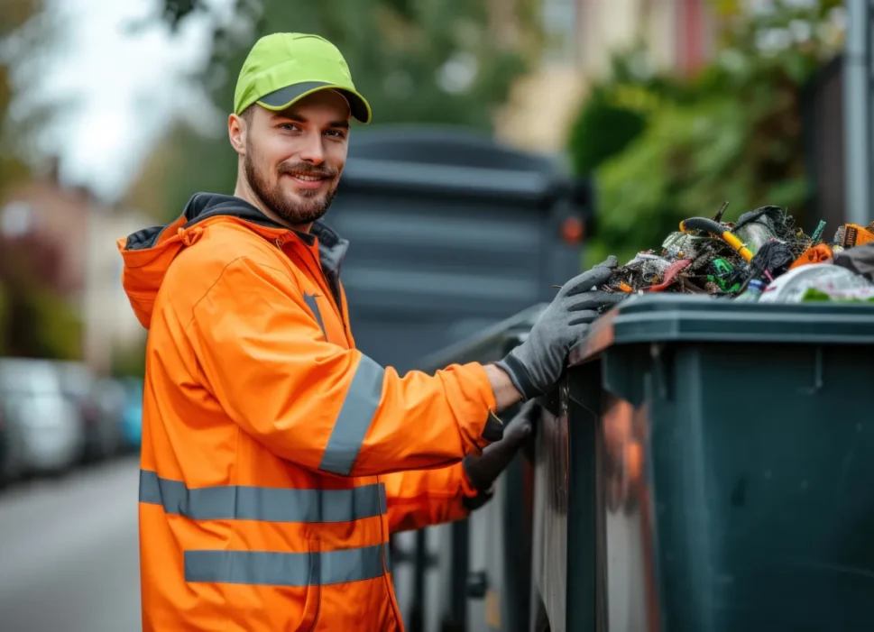 Waste collection worker
